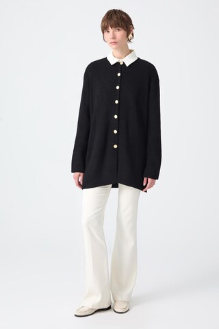 Touche Prive Strickjacke in Schwarz