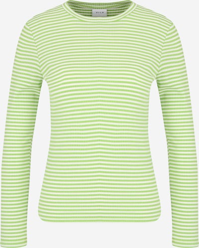 Vila Petite Shirt 'THESSA' in hellgrün / weiß, Produktansicht