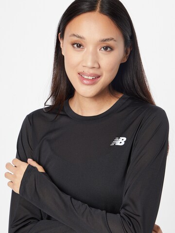 new balance Sportshirt 'Accelerate' in Schwarz