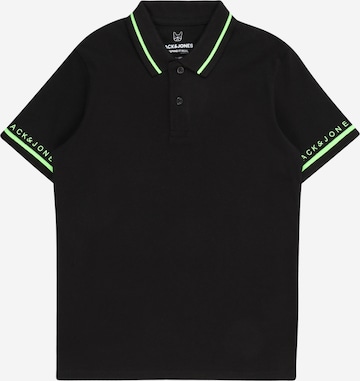 Jack & Jones Junior Shirt 'GLOBUS' in Zwart: voorkant