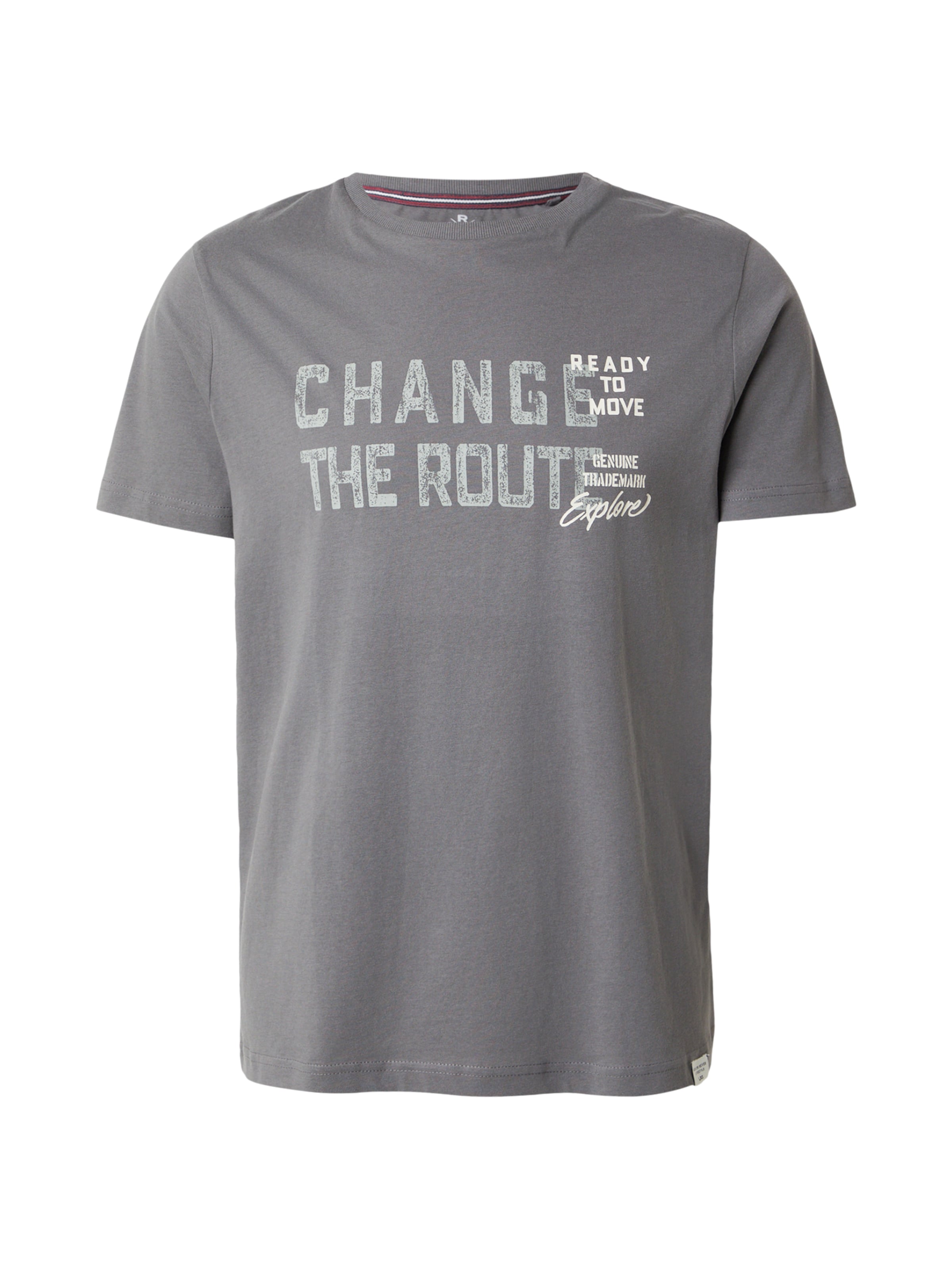 LERROS T-Shirt 'SERAFINO' in Grau: Vorderseite