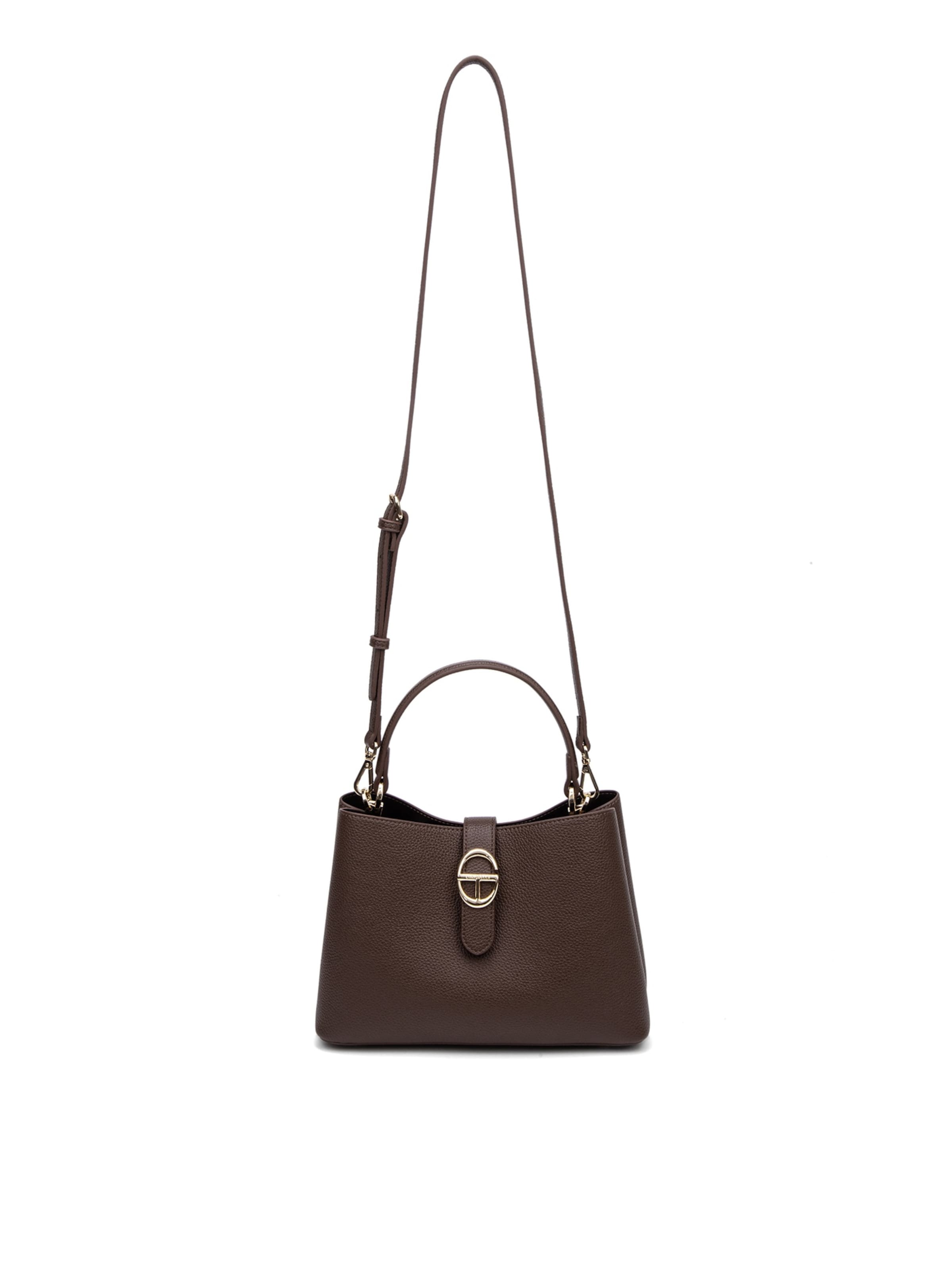 Chrisbella Handbag in Brown: front