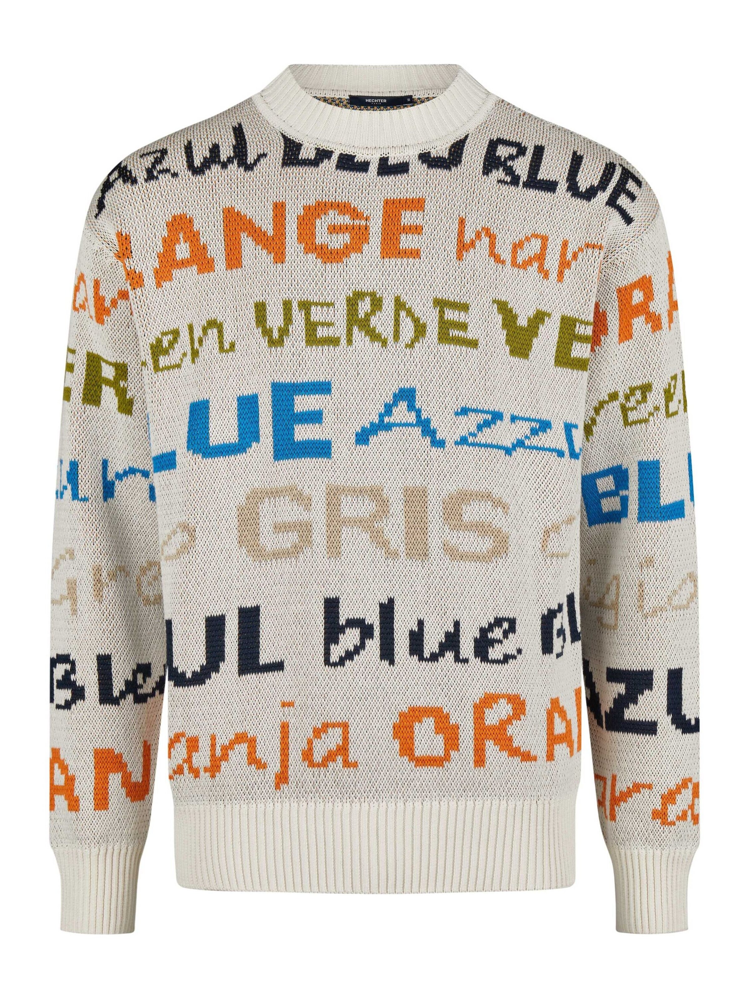 HECHTER PARIS Trui in Wit: voorkant