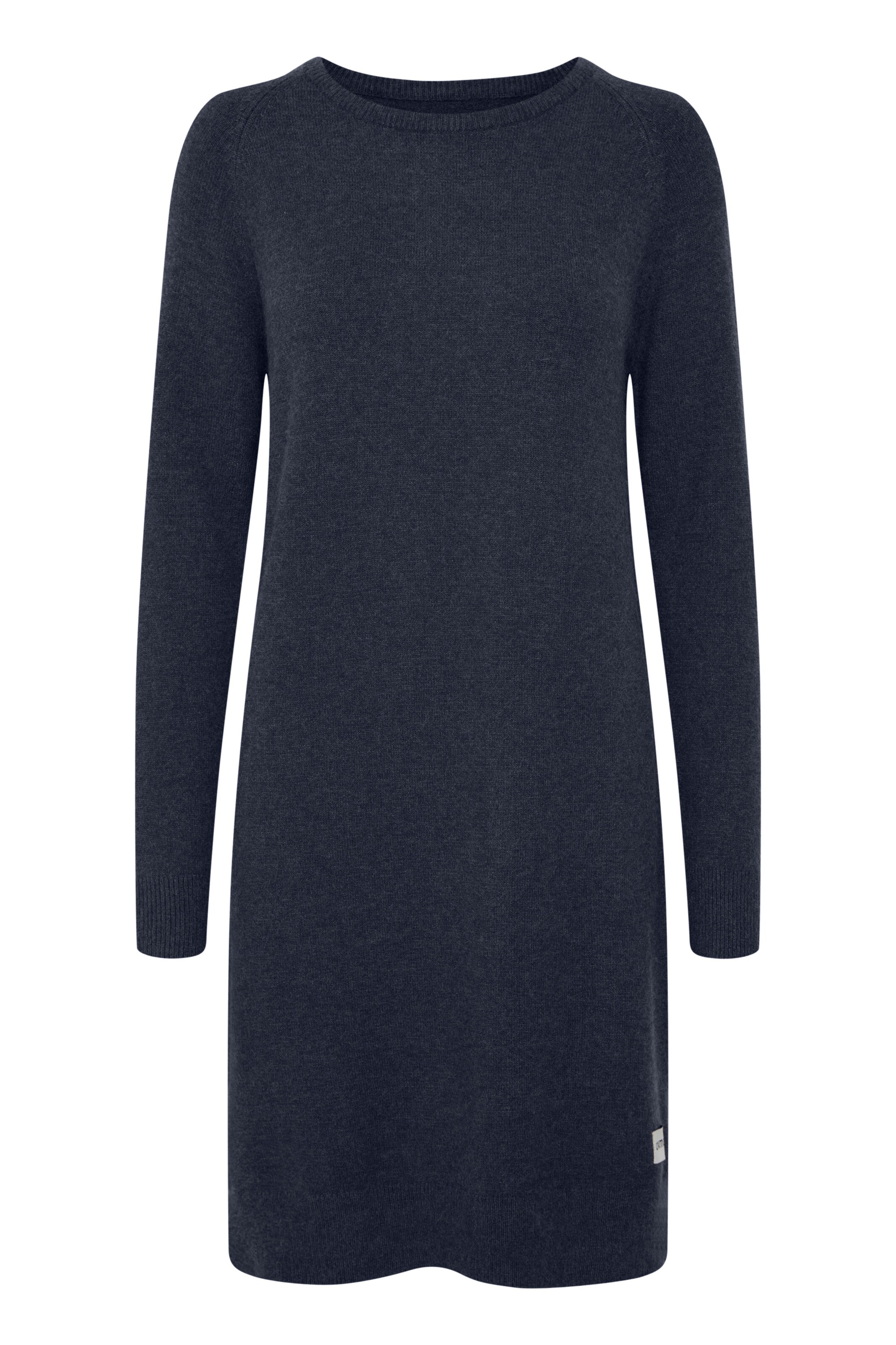 Oxmo Strickkleid 'MAREEN' in Blau: Vorderseite