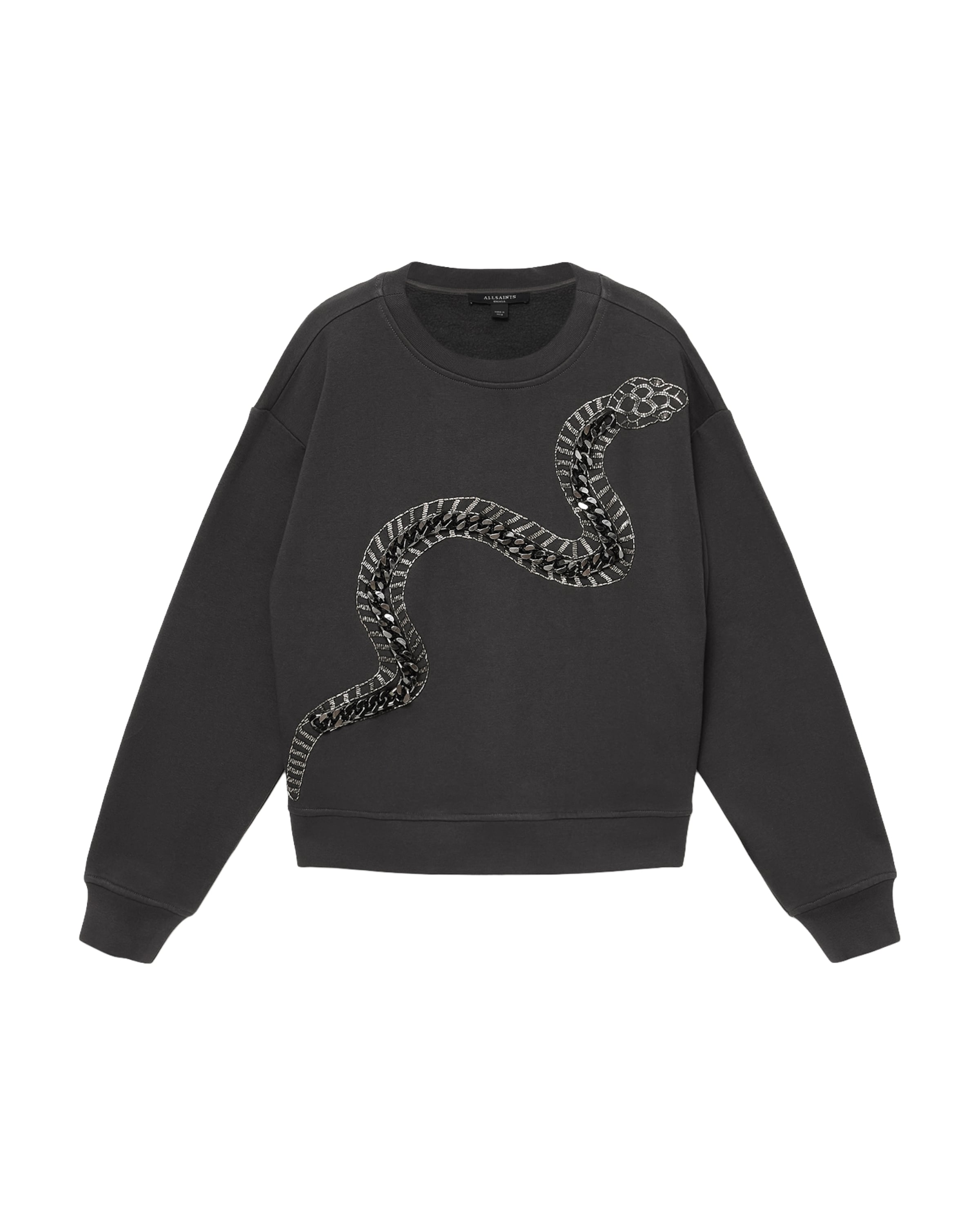 AllSaints Sweatshirt 'Jada Pippa' in Schwarz: Vorderseite