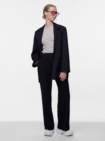 PIECES Loose fit Trousers 'NULA' in Black