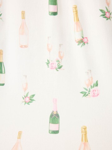 PJ Salvage Pajama ' Breakfast of Champs ' in White