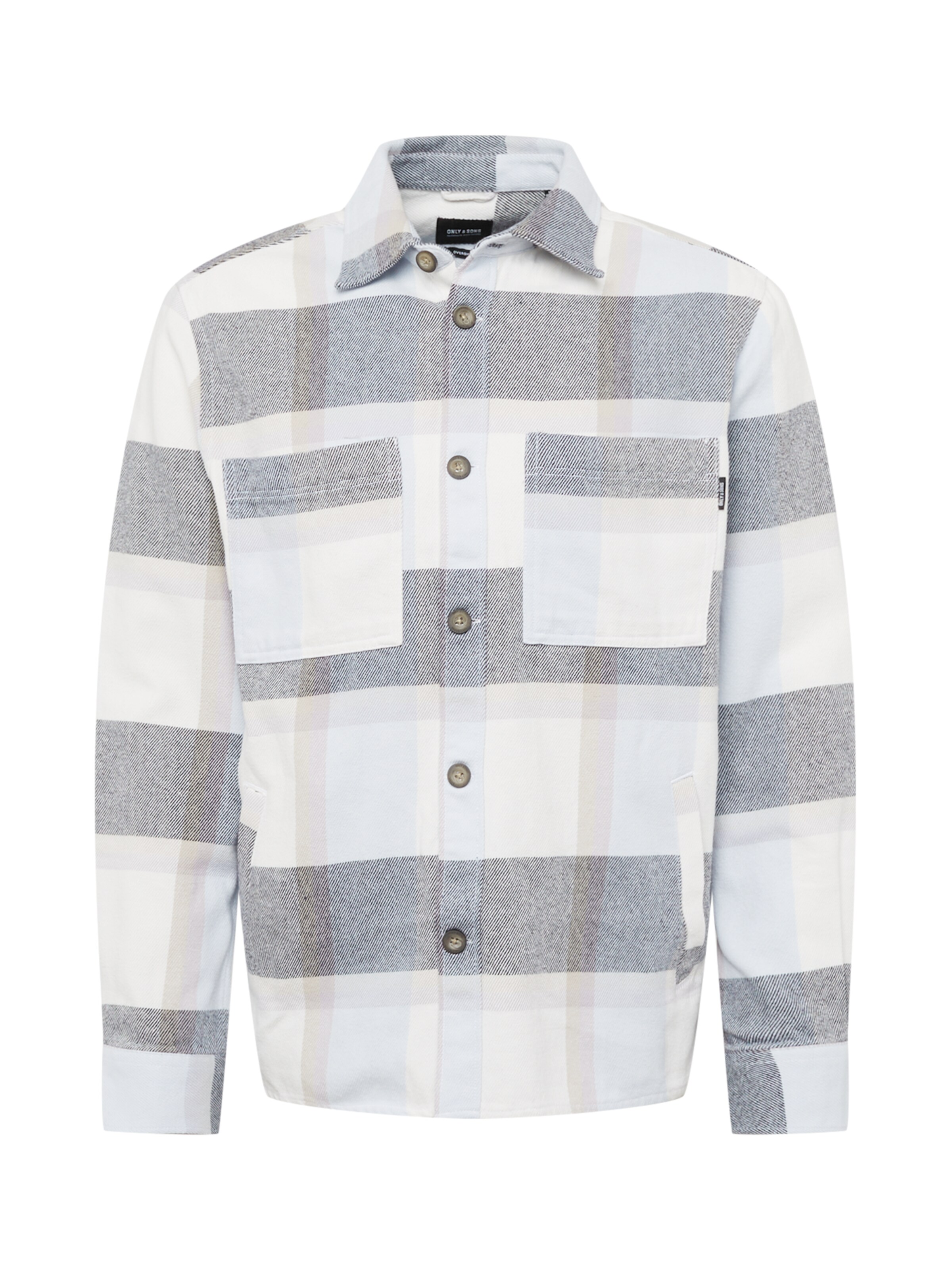 Only & Sons Comfort fit Overhemd 'ONSQuin' in Wit: voorkant