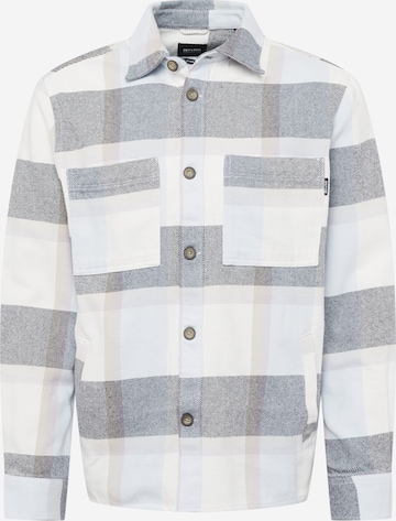 Only & Sons Comfort fit Button Up Shirt 'Quin' in White: front