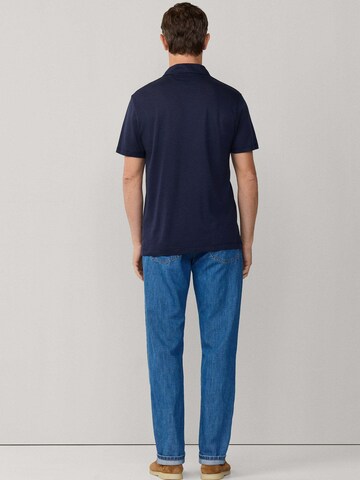 T-Shirt 'PIQUE' Hackett London en bleu