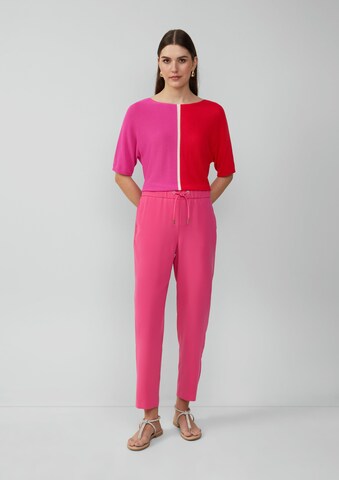 s.Oliver BLACK LABEL Tapered Broek in Roze