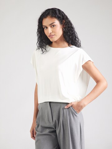 T-shirt COMMA en blanc : devant