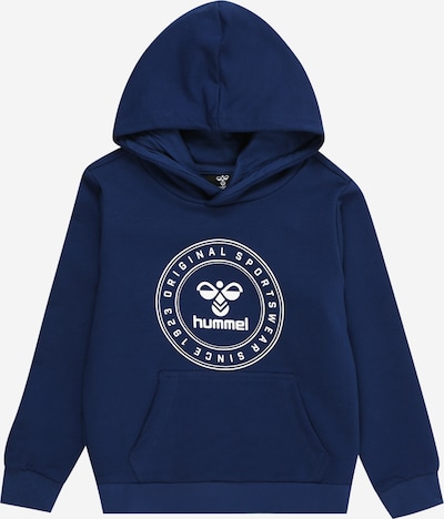 Hummel Sweatshirt 'CUATRO' em azul escuro / branco, Vista do produto
