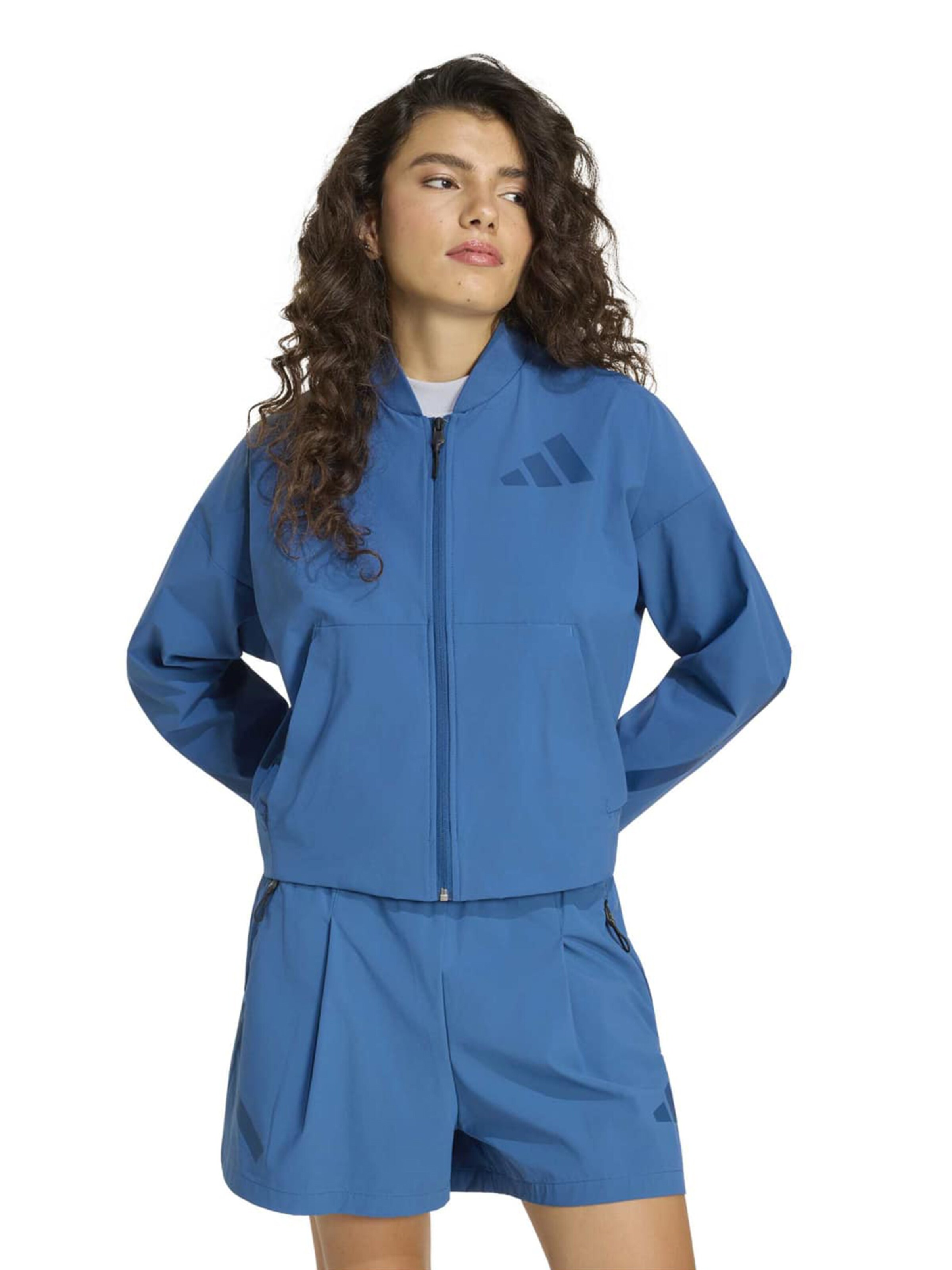 ADIDAS SPORTSWEAR Функционално яке 'Z.N.E.' в синьо: отпред