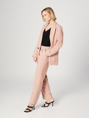 Guido Maria Kretschmer Women Loosefit Kalhoty se sklady v pase 'Aurelia' – pink