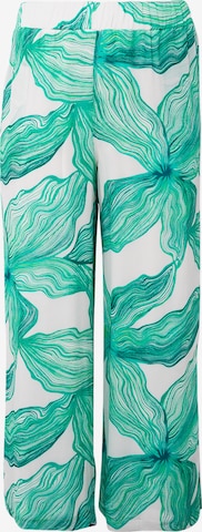 YOEK Loose fit Trousers in Green: front