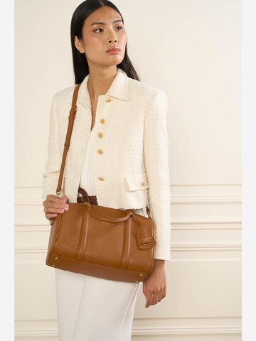 Borsa a mano 'Lancaster Sac polochon Zippé L Milano Ana Camel' di LANCASTER Paris in marrone: frontale