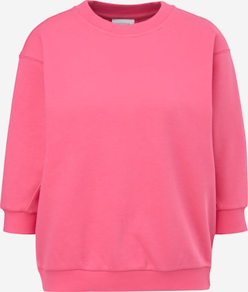 Sweat-shirt comma casual identity en rose : devant