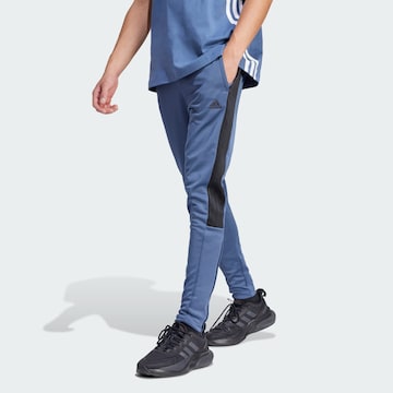 ADIDAS SPORTSWEAR Slimfit Sporthose 'Tiro' in Blau: Vorderseite
