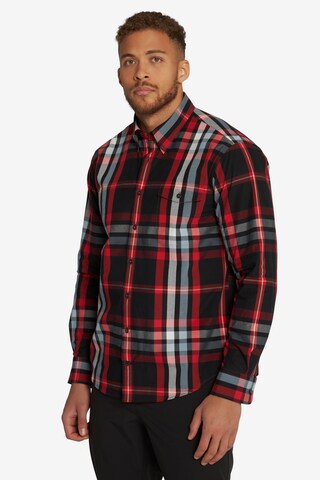 JAY-PI Regular fit Button Up Shirt in Red: front