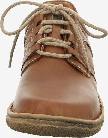 JOSEF SEIBEL Lace-Up Shoes 'Neele' in Brown