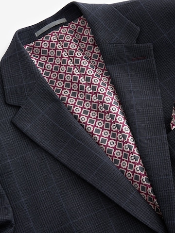 Coupe slim Veste de costume 'Prince-of-Wales' Next en bleu