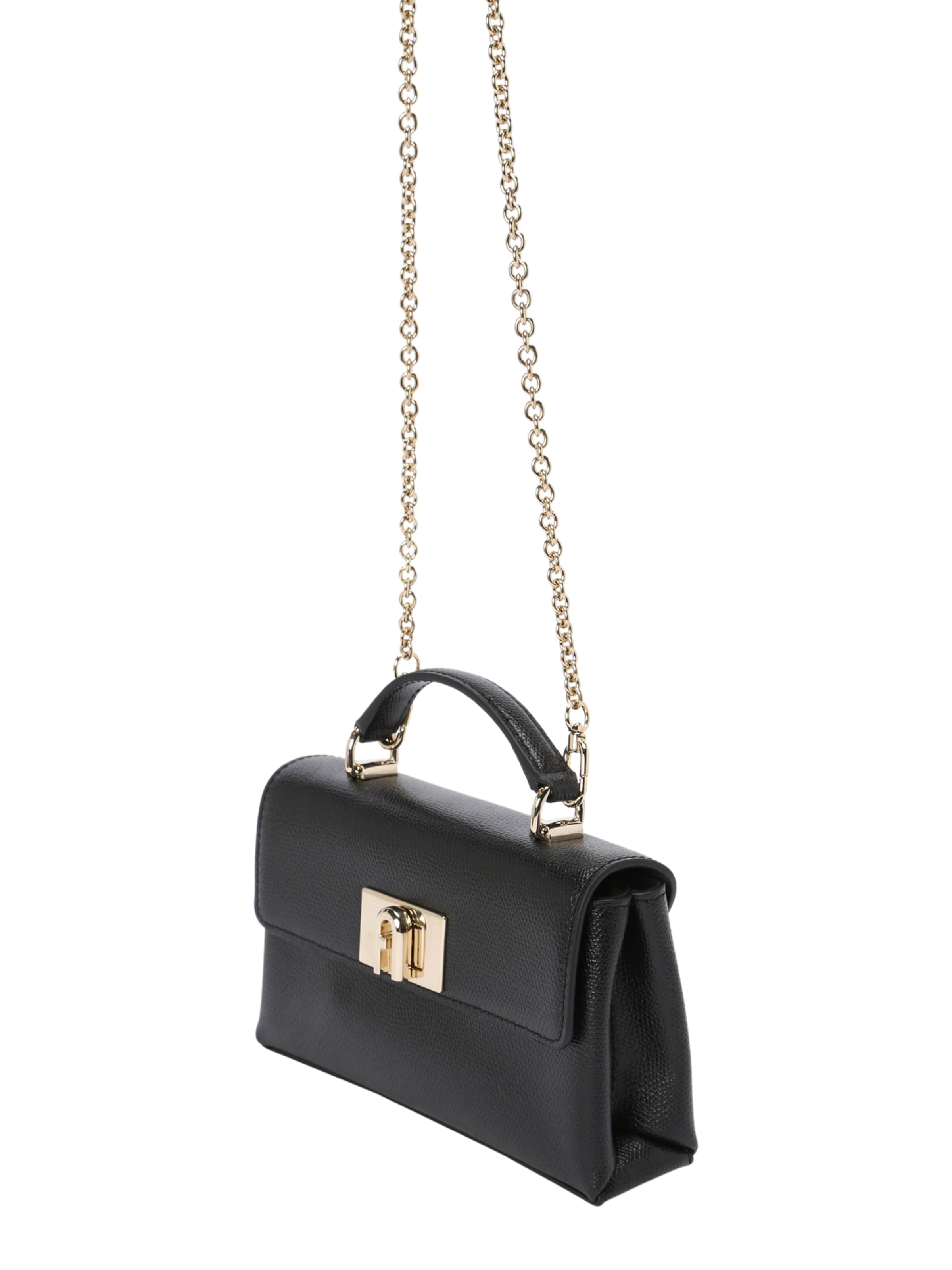 FURLA Handbag '1927' in Black: front