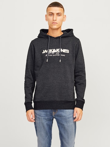 Sweat-shirt 'JJAlvis' JACK & JONES en noir : devant