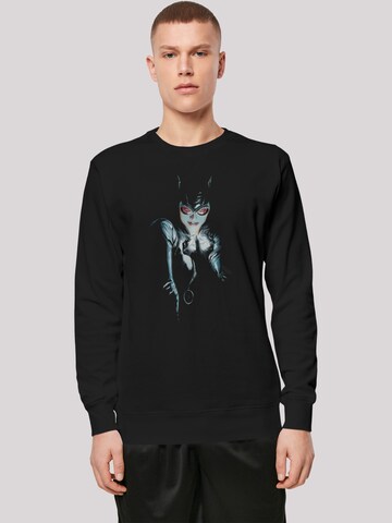 F4NT4STIC Sweatshirt 'DC Comis Superhelden Batman Alex Ross Catwoman' in Schwarz: Vorderseite