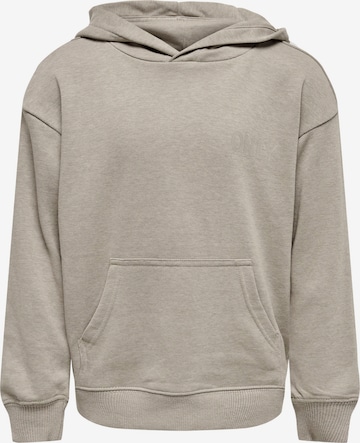 KIDS ONLY Sweatshirt 'Never' in Grey: front
