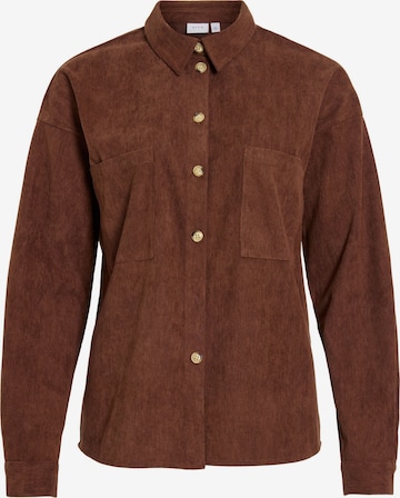 VILA - Blusa en marrón: frente