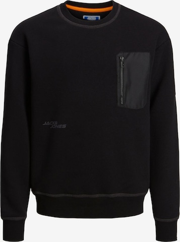 Sweat Jack & Jones Junior en noir : devant