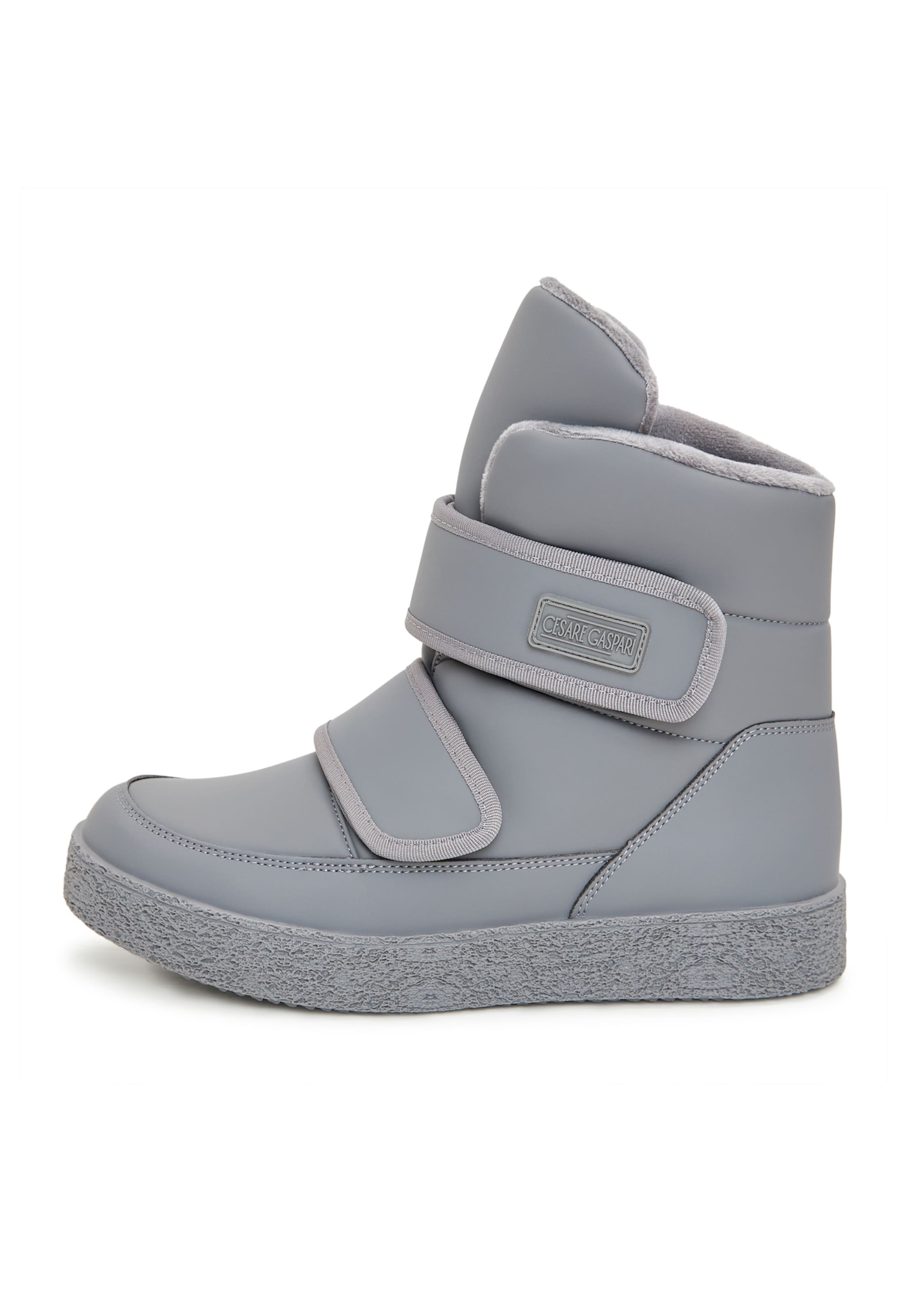CESARE GASPARI Snowboots in Grijs: voorkant
