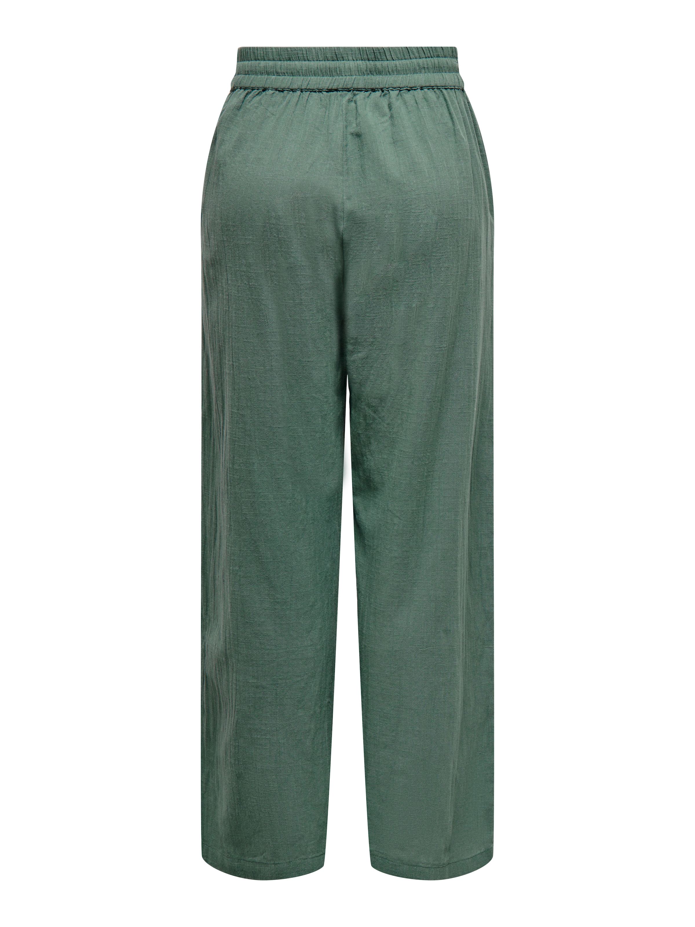 ONLY Wide leg Trousers 'ONLTizana' in Green