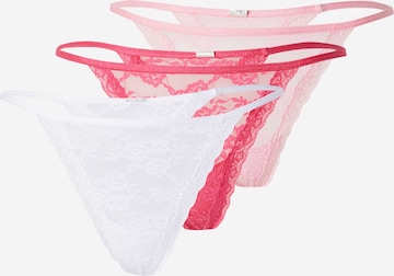 Lindex Thong 'Jenniann' in Pink: front