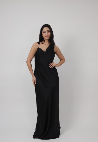 Elara Abendkleid in schwarz, Produktansicht