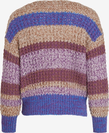VILA Knit Cardigan 'ABRIL' in Purple