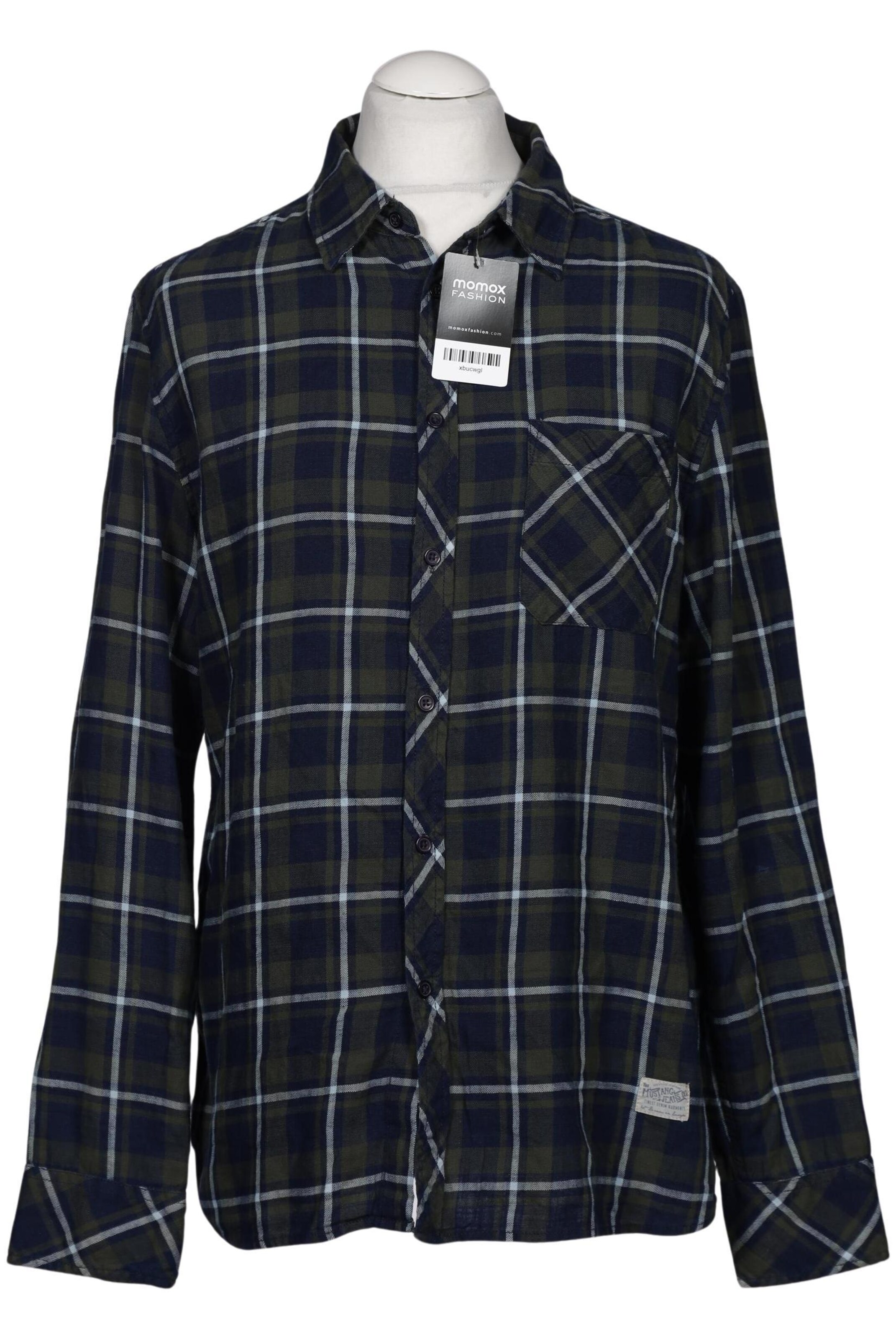 MUSTANG Button Up Shirt in L in Mixed colors: front