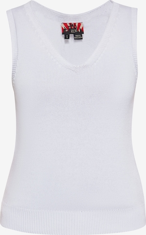 Pull-over myMo ROCKS en blanc : devant