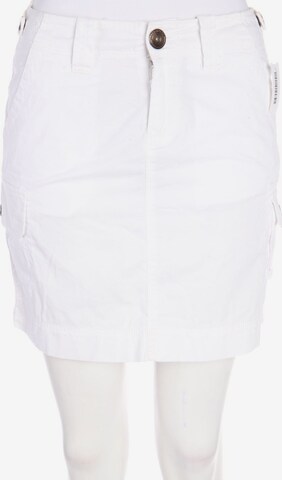 Background Skirt in S in White: front