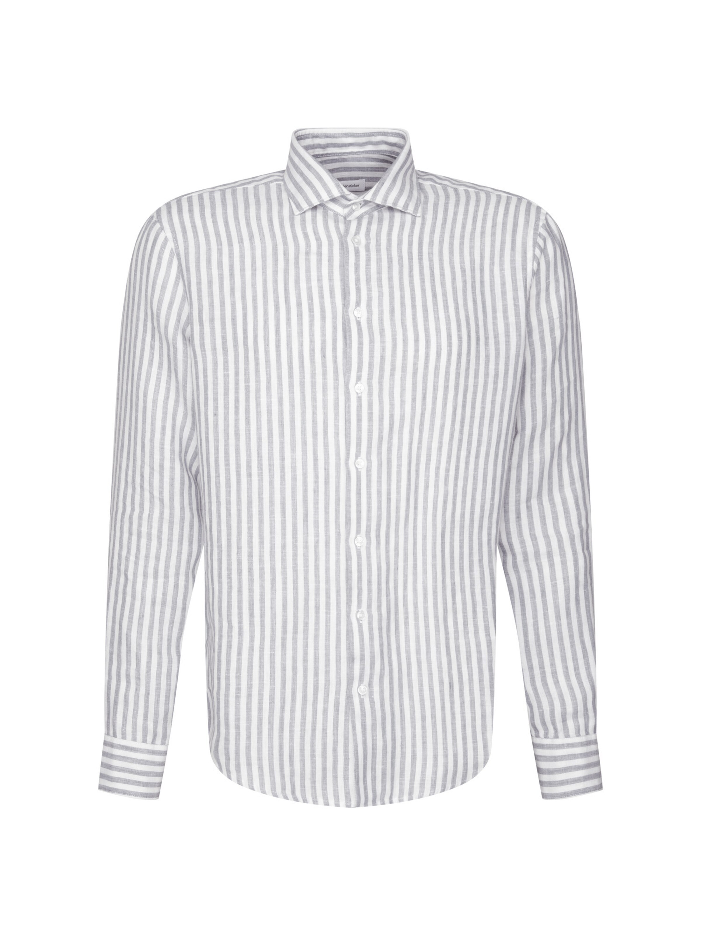 SEIDENSTICKER Businesshemd in Grün: Vorderseite