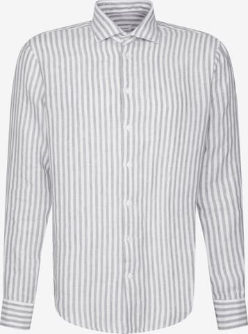 SEIDENSTICKER Regular fit Zakelijk overhemd in Groen: voorkant