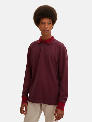 TOM TAILOR Shirt in Rood: voorkant
