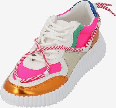 LA STRADA Sneaker in grün / orange / pink / weiß, Produktansicht