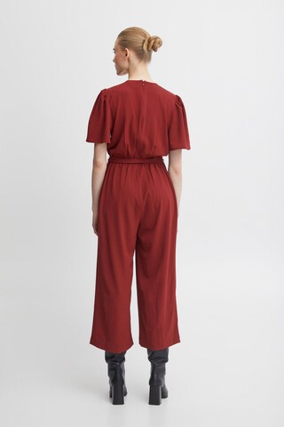 ICHI Jumpsuit 'Gitty' in Rot