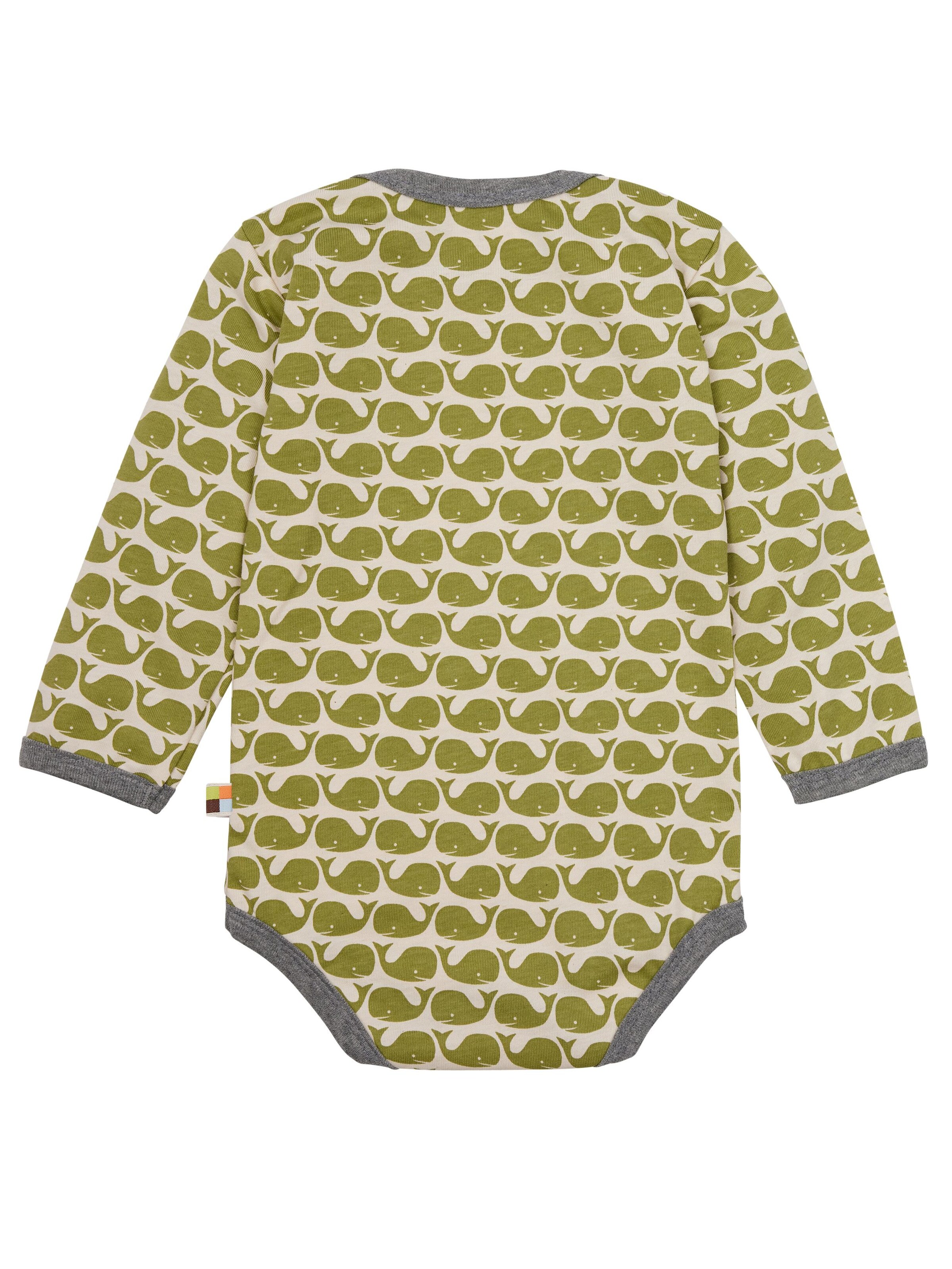 loud + proud Romper/Bodysuit 'Wale' in Green