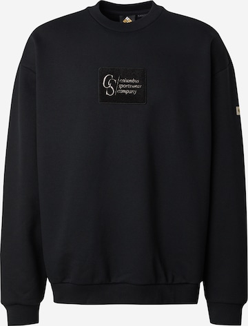 COLUMBIASportska sweater majica 'Wallowa' - crna boja: prednji dio