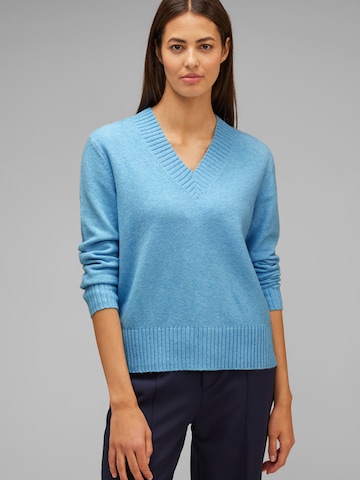 STREET ONE Sweater in Blue: front