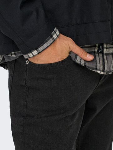 Only & Sons Slimfit Farmer 'ONSLoom' - fekete