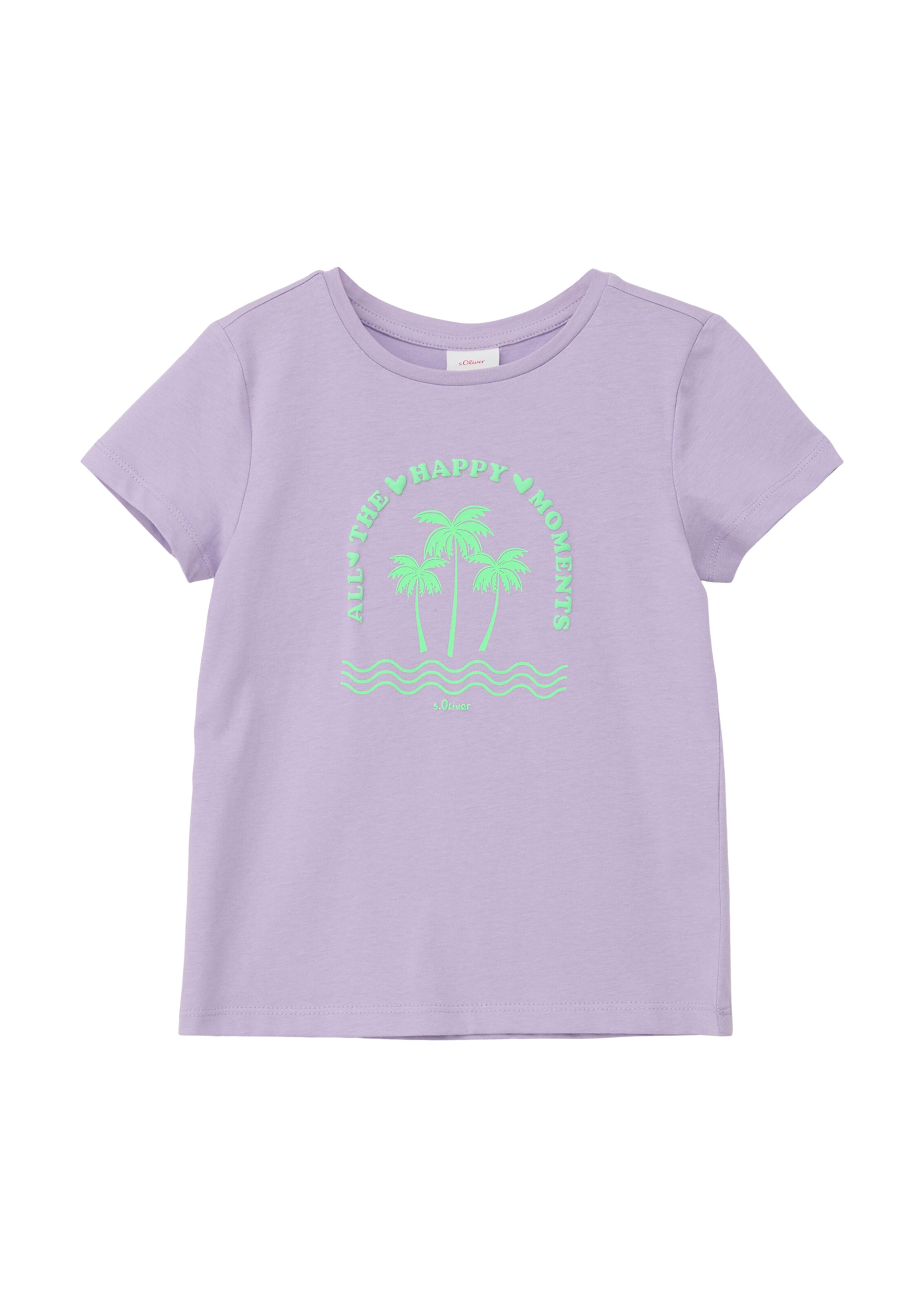T-Shirt s.Oliver en violet : devant